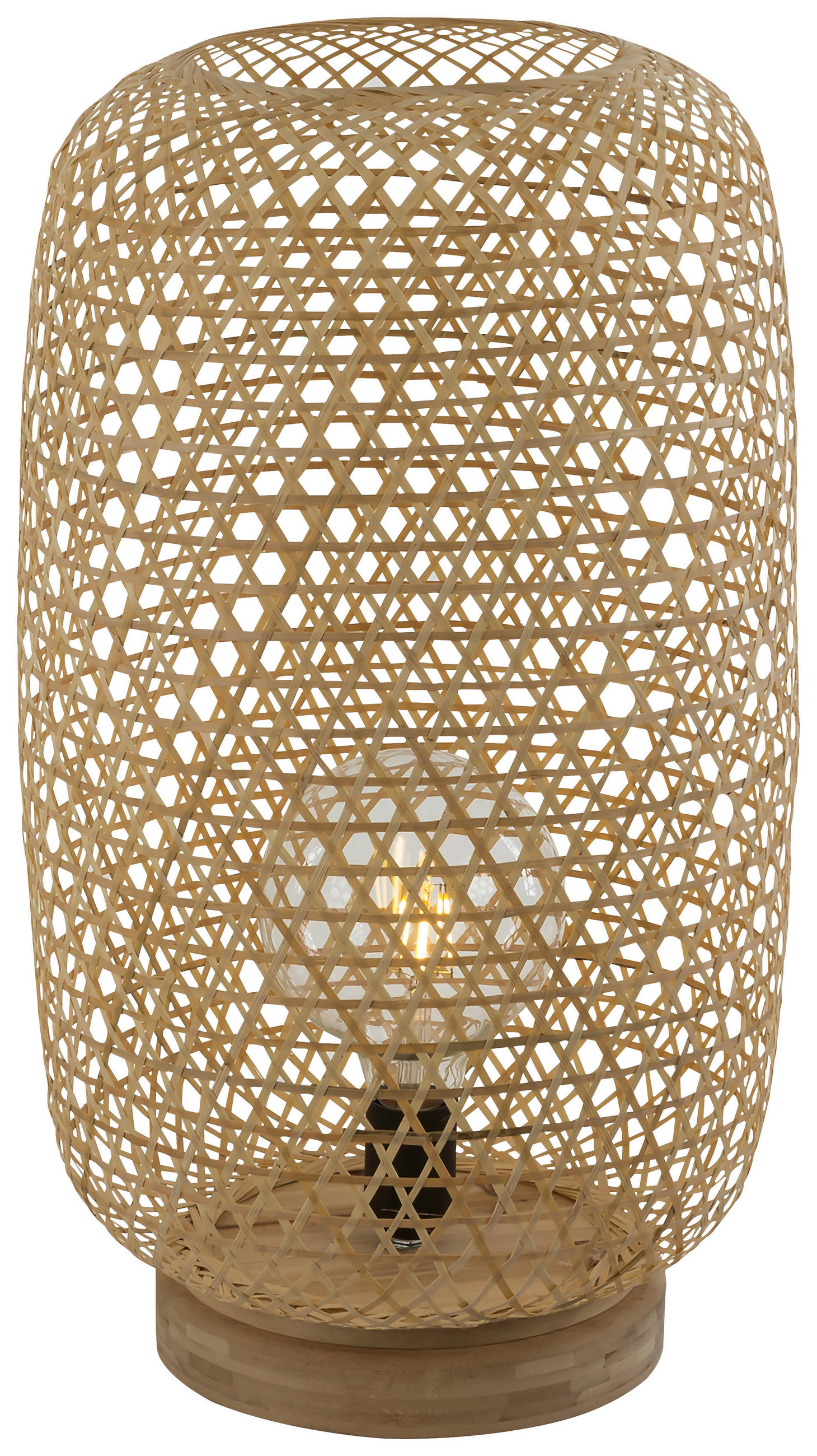 TISCHLEUCHTE 31/55 cm  - Naturfarben, Natur, Naturmaterialien (31/55cm) - Globo