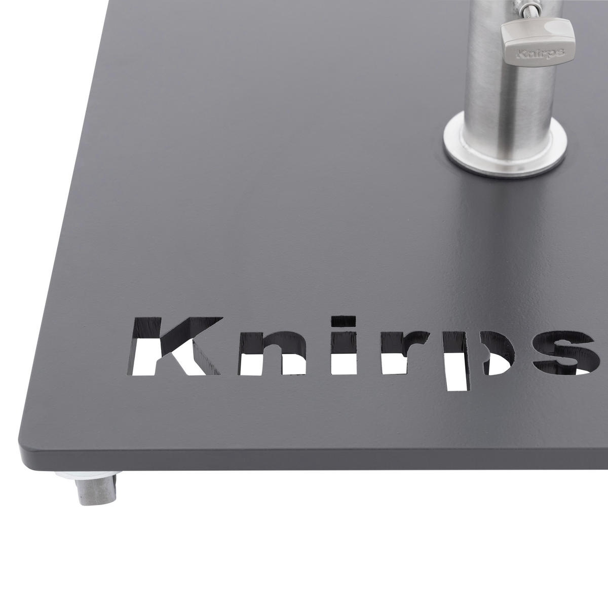 SONNENSCHIRMSTÄNDER Anthrazit, Edelstahlfarben  - Edelstahlfarben/Anthrazit, Basics, Metall (50/8,5/50cm) - KNIRPS