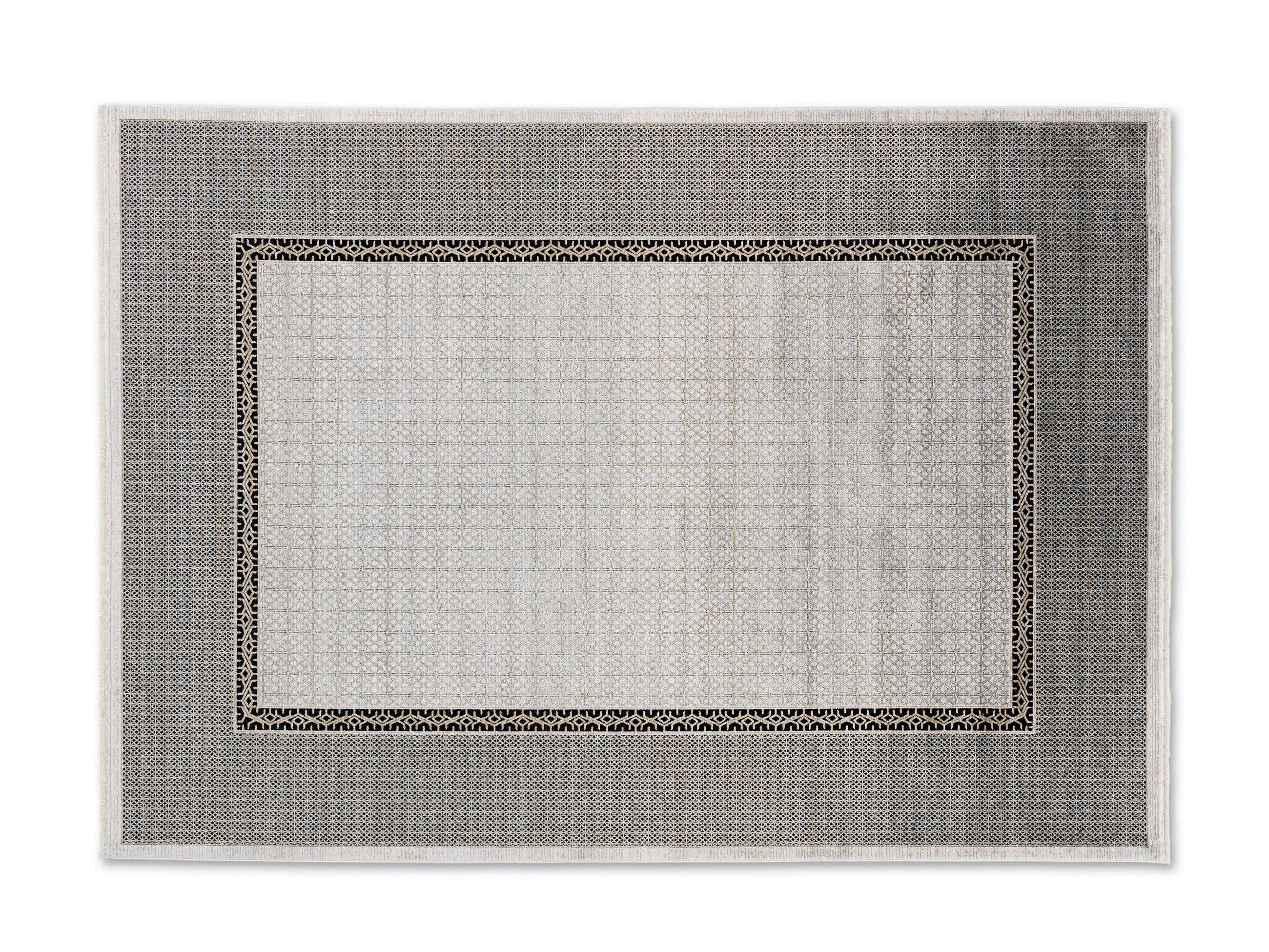 WEBTEPPICH 240/330 cm Grau, Silberfarben  - Silberfarben/Grau, Basics, Textil (240/330cm) - Novel