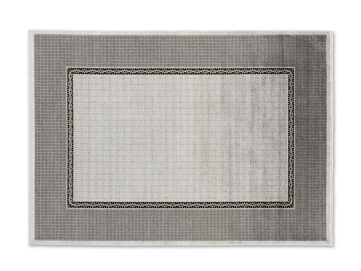 WEBTEPPICH 133/190 cm Grau, Silberfarben  - Silberfarben/Grau, Design, Textil (133/190cm) - Novel