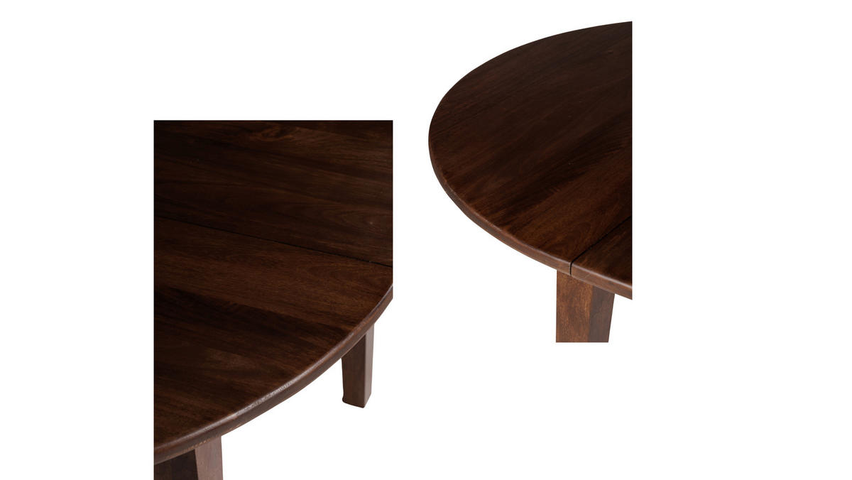 ESSTISCH in Holz  - Walnussfarben, MODERN, Holz (115cm) - Livetastic