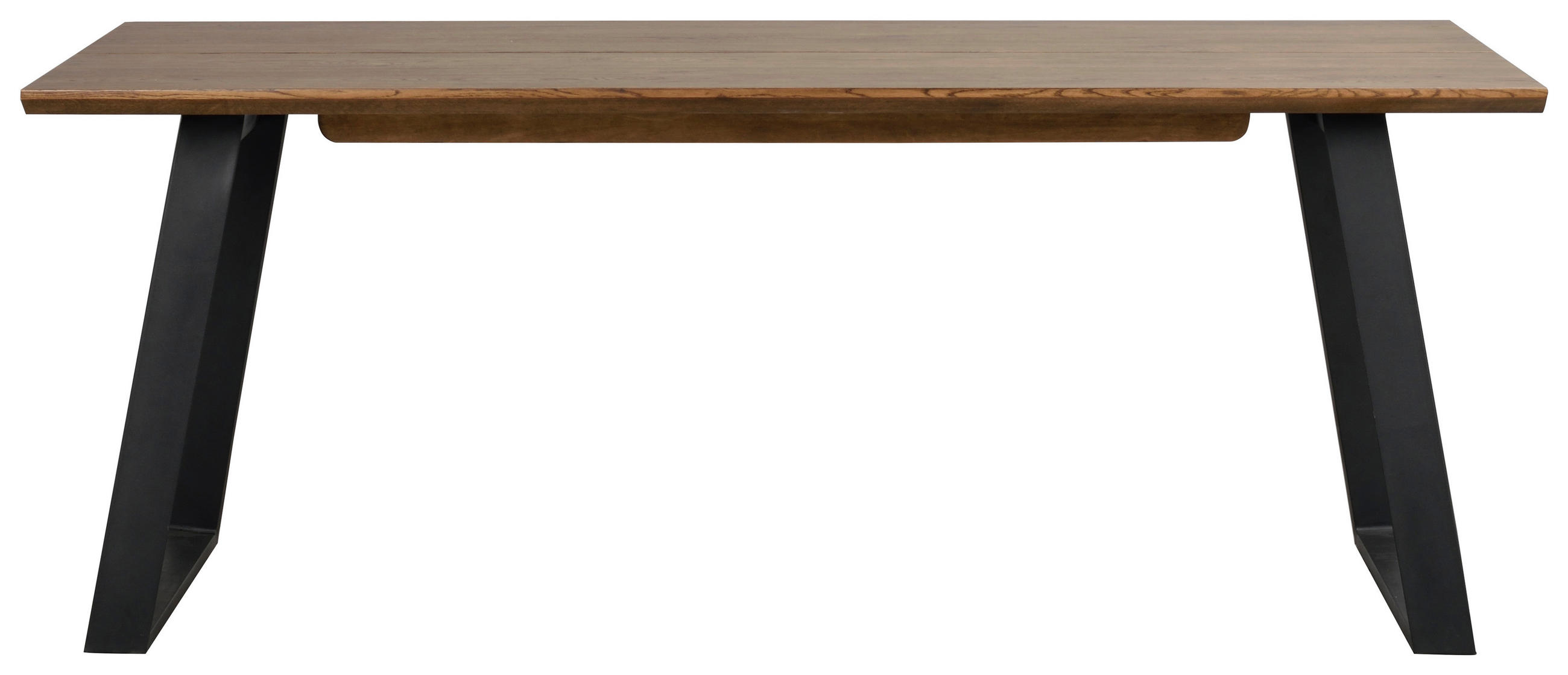 MATBORD i trä, metall 210/95/75 cm   - svart/mörkbrun, Design, metall/trä (210/95/75cm) - Rowico