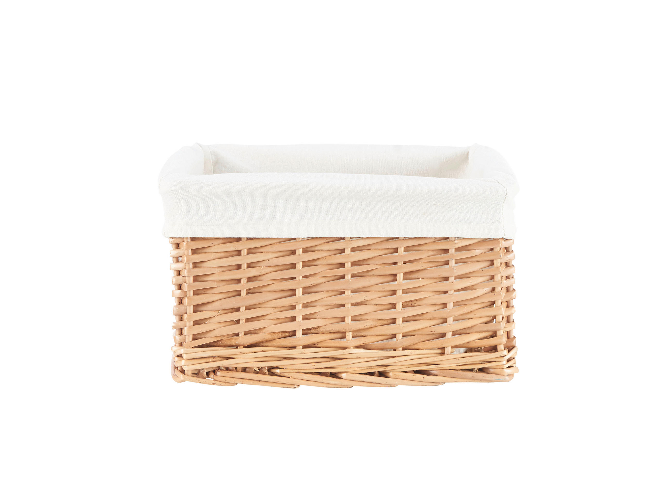 CUTIE PENTRU ETAJERĂ 31/27/18 cm   - alb/culoare natur, Lifestyle, lemn/textil (31/27/18cm) - Landscape