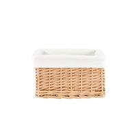 CUTIE PENTRU ETAJERĂ 31/27/18 cm   - alb/culoare natur, Lifestyle, lemn/textil (31/27/18cm) - Landscape