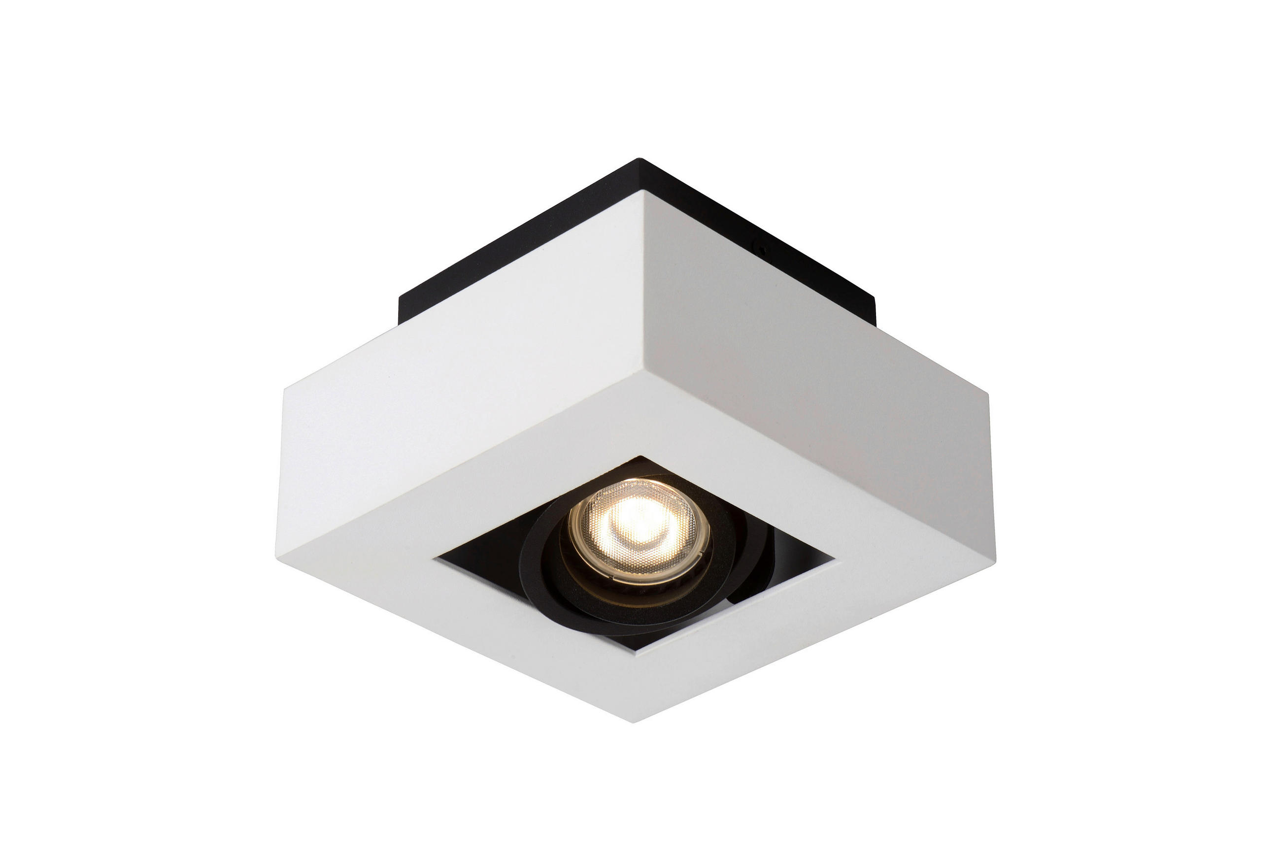 LED-DECKENLEUCHTE Xirax 14/14/8.8 cm   - Weiß, Basics (14/14/8.8cm) - Lucide