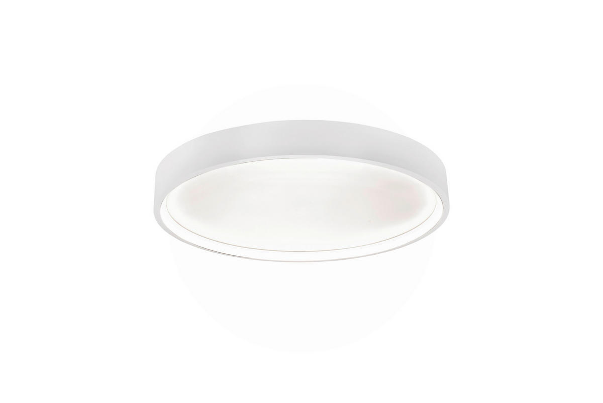 LED-DECKENLEUCHTE 45/5,5 cm   - Weiß, Design, Metall (45/5,5cm) - Trio Leuchten