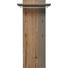 GARDEROBENPANEEL Wildeiche lackiert Fango, Naturfarben - Fango/Naturfarben, Design, Holz (62-84/190/32cm) - Dieter Knoll