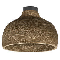 DECKENLEUCHTE  36/27.5 cm    - Braun, Natur, Karton/Metall (36/27.5cm) - Osram