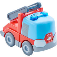 Feuerwehr-Leiterwagen - Rot/Hellgrau, Basics, Kunststoff (7,5/9,5/7,8cm) - Haba