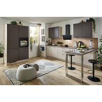 EINBAUKÜCHE 099  - Sandfarben, Design, Holzwerkstoff - Celina