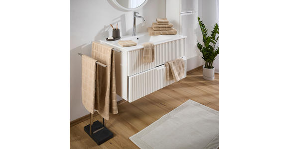 FROTTIERSET CHECK Karamell 10-teilig  - Karamell, Design, Textil (30/50cm) - Esposa