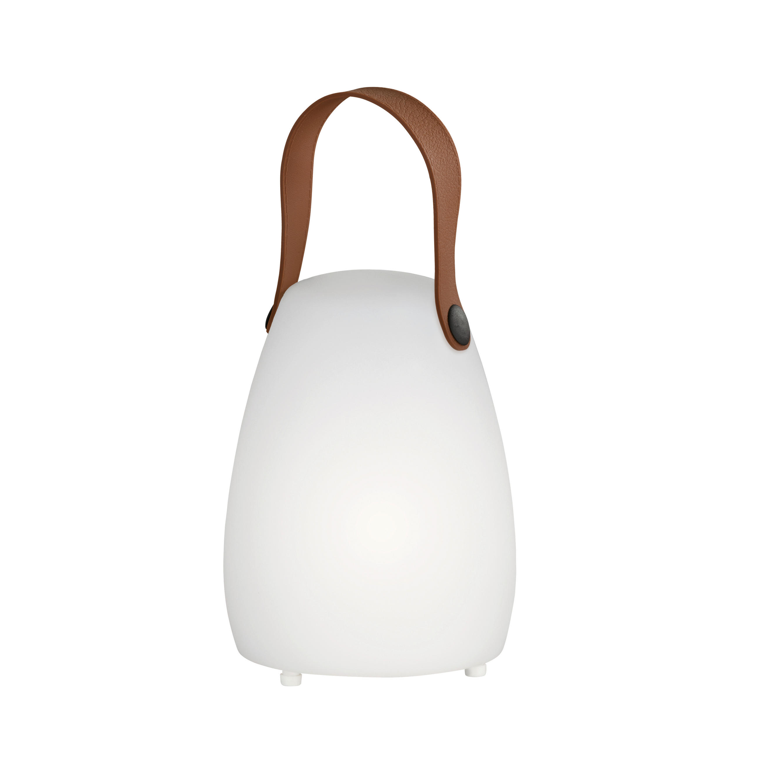 AKKU-TISCHLEUCHTE 12/16 cm  - Weiß, KONVENTIONELL, Kunststoff (12/16cm)