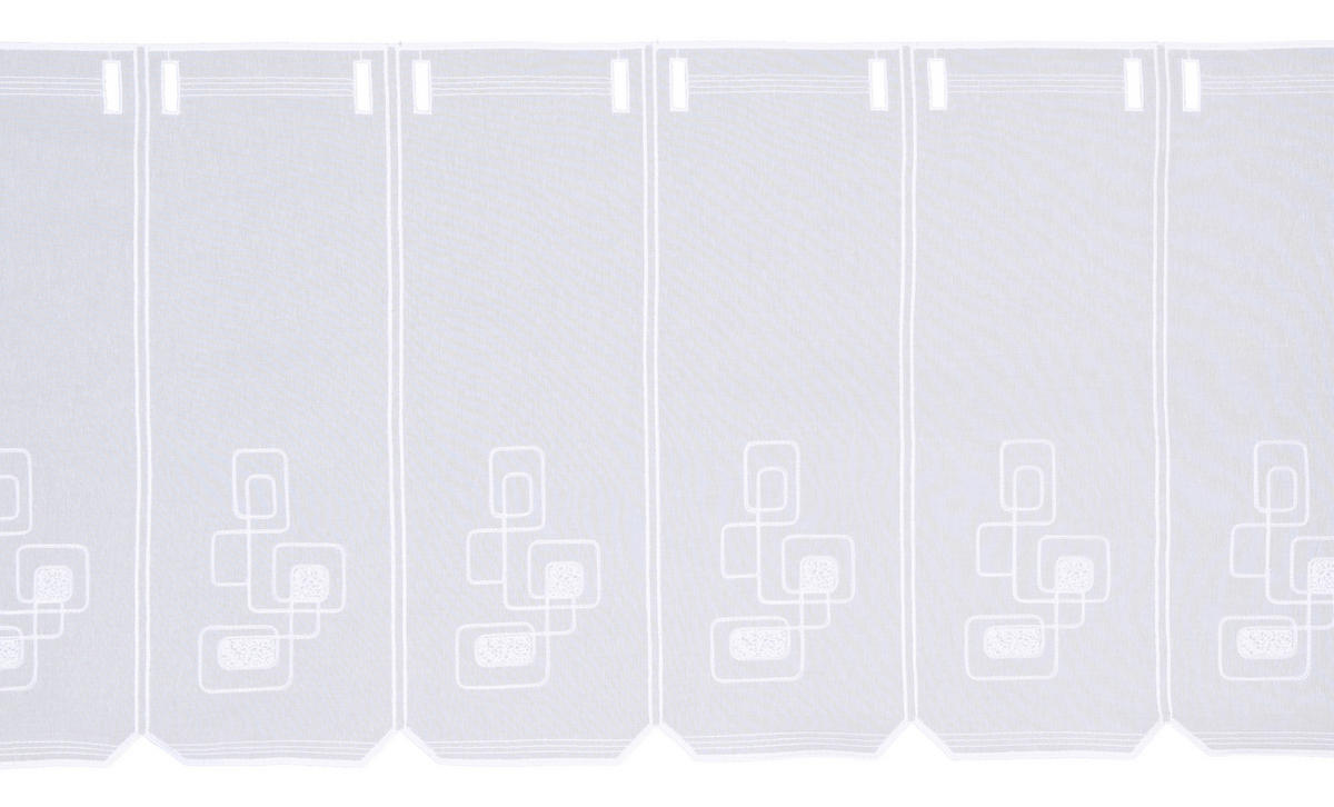 KURZGARDINE 60 cm   - Weiß, KONVENTIONELL, Textil (60cm) - Esposa