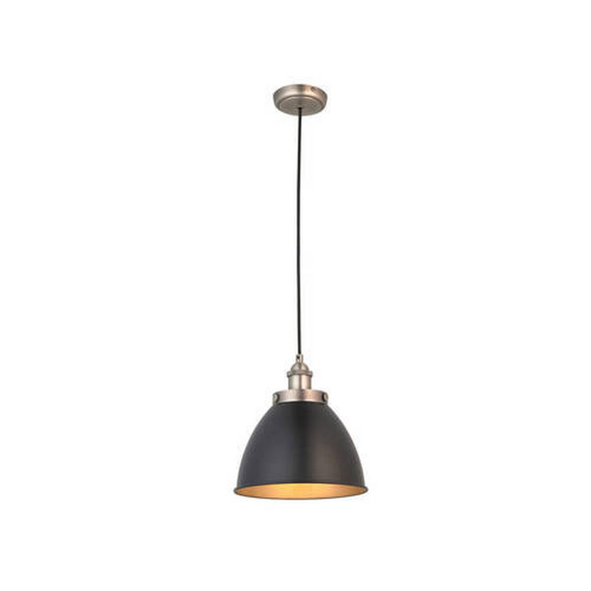 HÄNGELEUCHTE 23.5/146 cm  - Zinkfarben/Schwarz, Basics, Metall (23.5/146cm) - ENDON