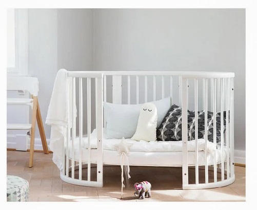 STRANICE ZA PREDELAVO Sleepi V3 bukev masivno 44,5/47 cm bela  - bela, Basics, les (44,5/47cm) - Stokke