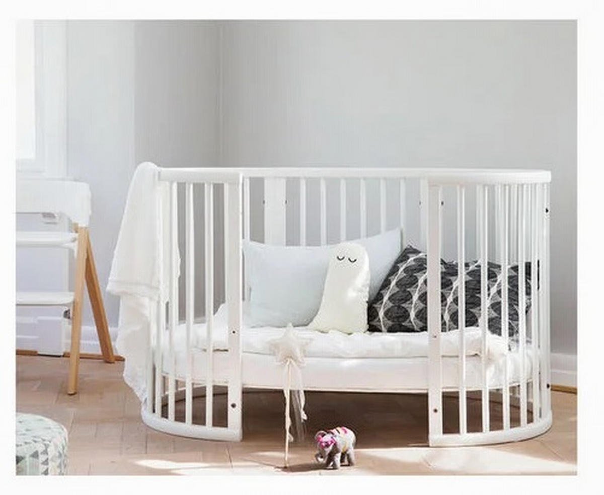 STRANICE ZA PREDELAVO Sleepi V3 bukev masivno 44,5/47 cm bela  - bela, Basics, les (44,5/47cm) - Stokke