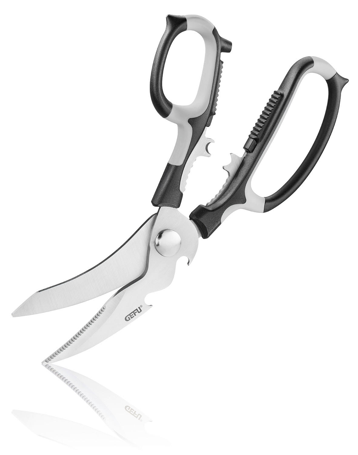 SCHERE - Hellgrau/Schwarz, Basics, Kunststoff/Metall (22,9/8,5/1,6cm) - Gefu