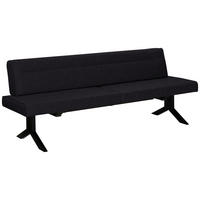 SITZBANK in Metall, Textil Anthrazit  - Anthrazit/Schwarz, Konventionell, Textil/Metall (220/87/70cm) - Moderano