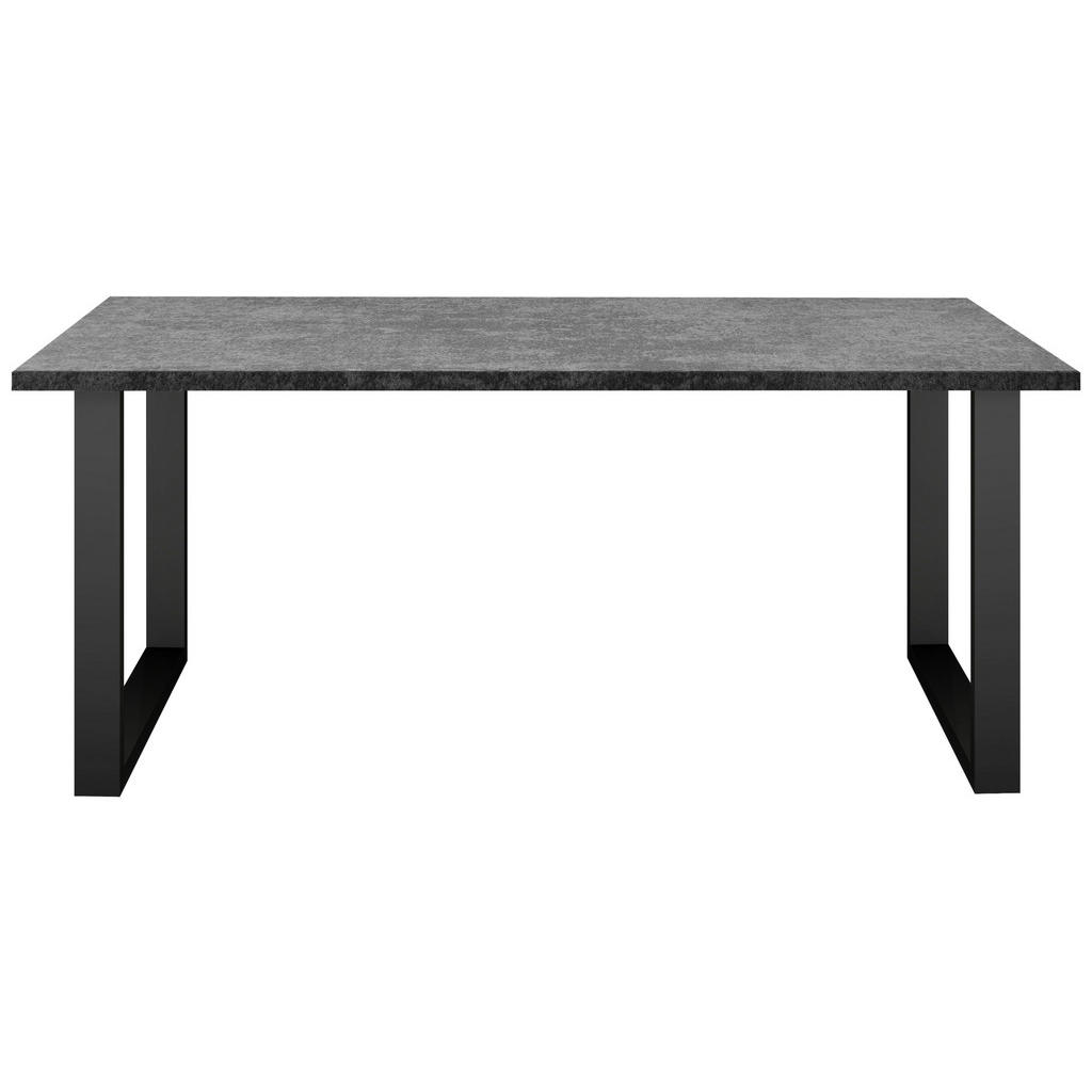 Esstisch Alex Graphitfarben, Schwarz