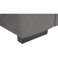 ECKSOFA Anthrazit Struktur  - Anthrazit/Schwarz, Design, Kunststoff/Textil (205/284cm) - Xora