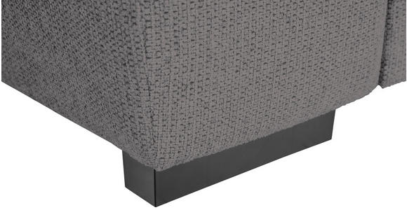 ECKSOFA Anthrazit Struktur - Anthrazit/Schwarz, Design, Kunststoff/Textil (205/284cm) - Xora