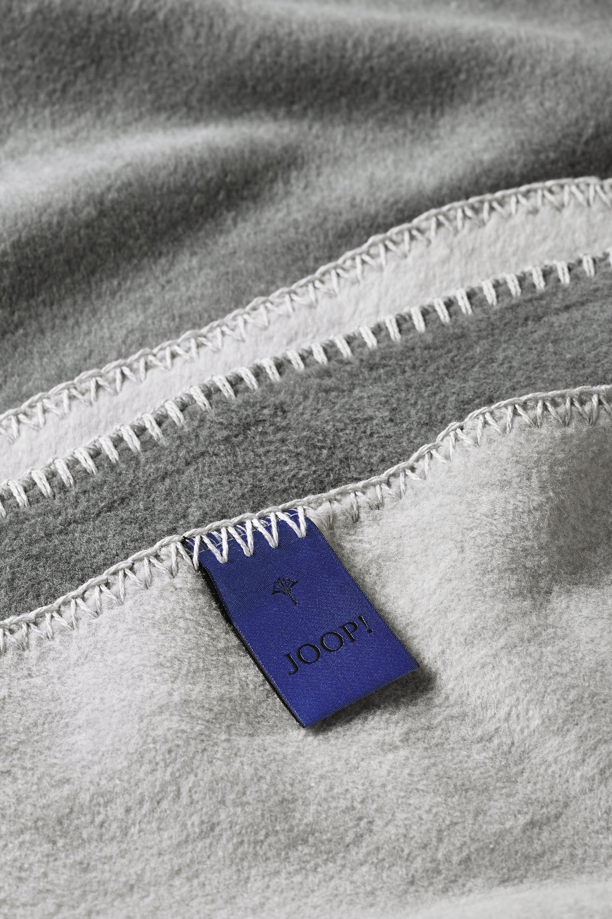 PLAID Uni-Doubleface 150/200 cm  - Weiss/Grau, Design, Textil (150/200cm) - Joop!