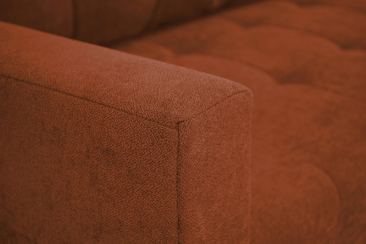 HÖRNSOFFA i rostfärgad  - rostfärgad, Design, textil (232/141cm) - MID.YOU