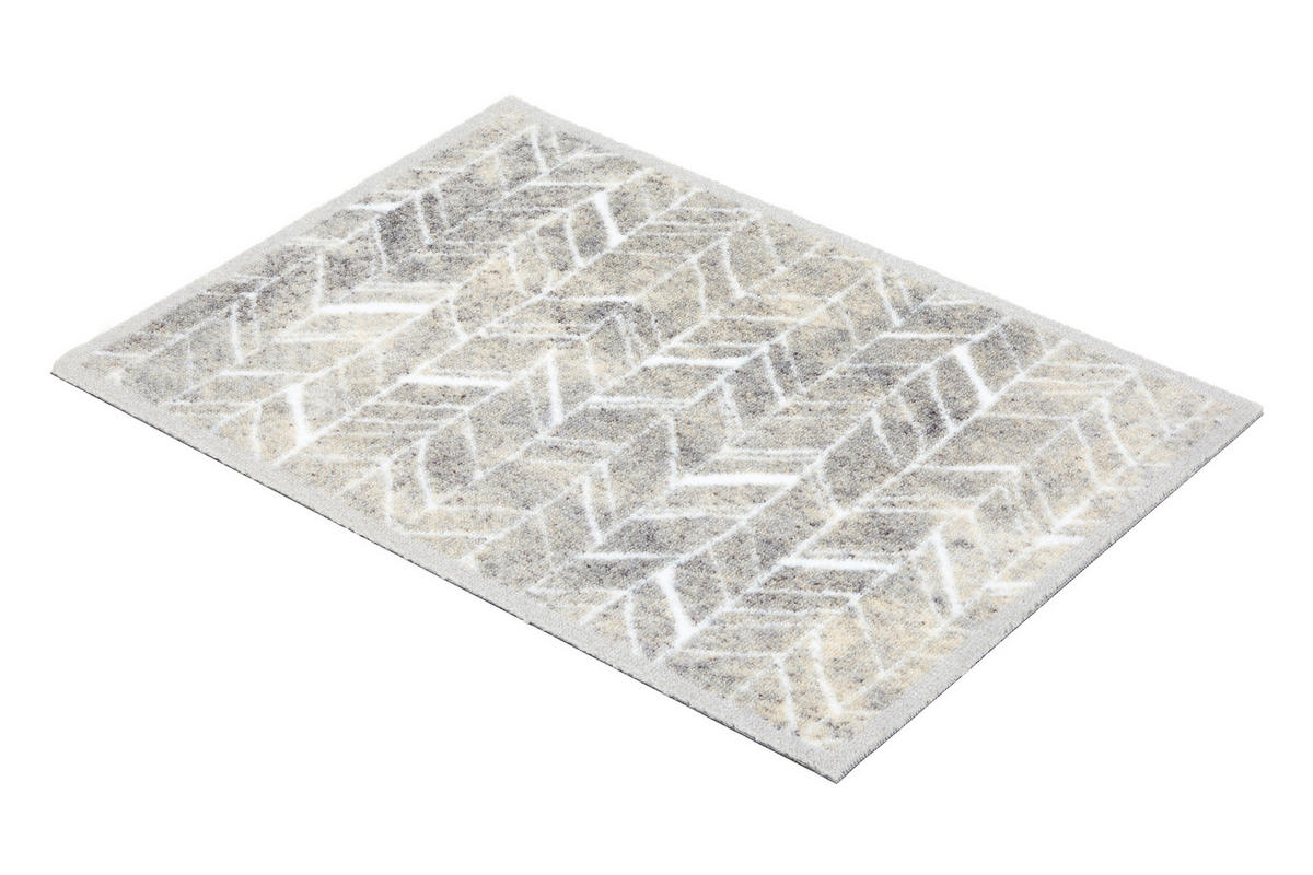 FUßMATTE  50/70 cm  Grau, Beige  - Beige/Grau, Design, Textil (50/70cm) - Esposa