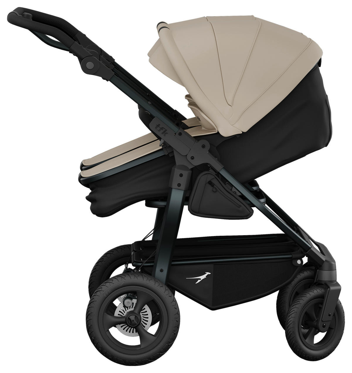 ZWILLINGSWAGEN  - Anthrazit, Basics, Metall (78,5/110/108cm) - TFK