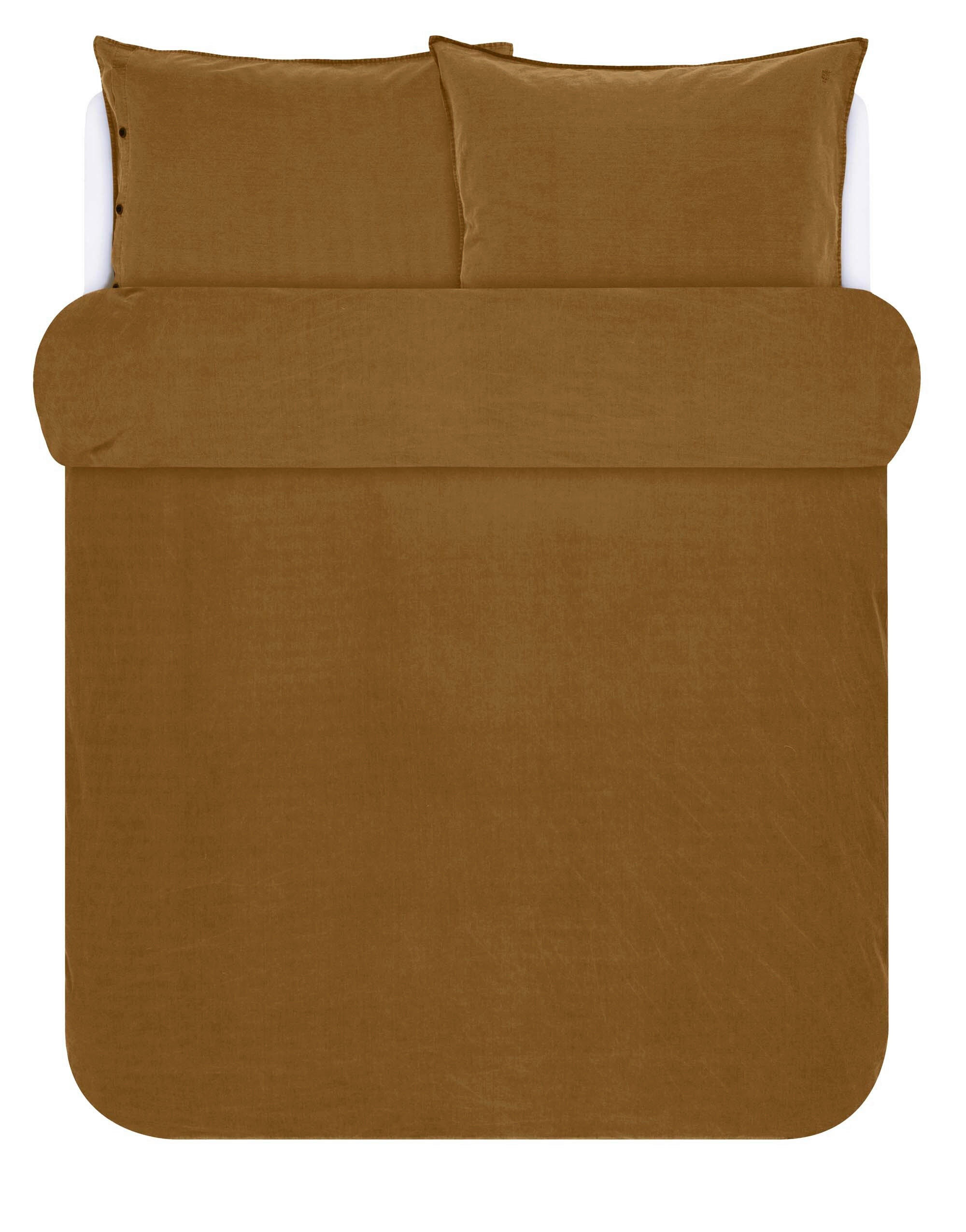 Marc O'Polo POVLEČENÍ, renforcé, hnědá, 200/220 cm