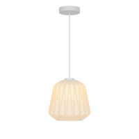 HÄNGELEUCHTE Elbie 24/24 cm  - Weiß, Design, Glas (24/24cm) - Nordlux