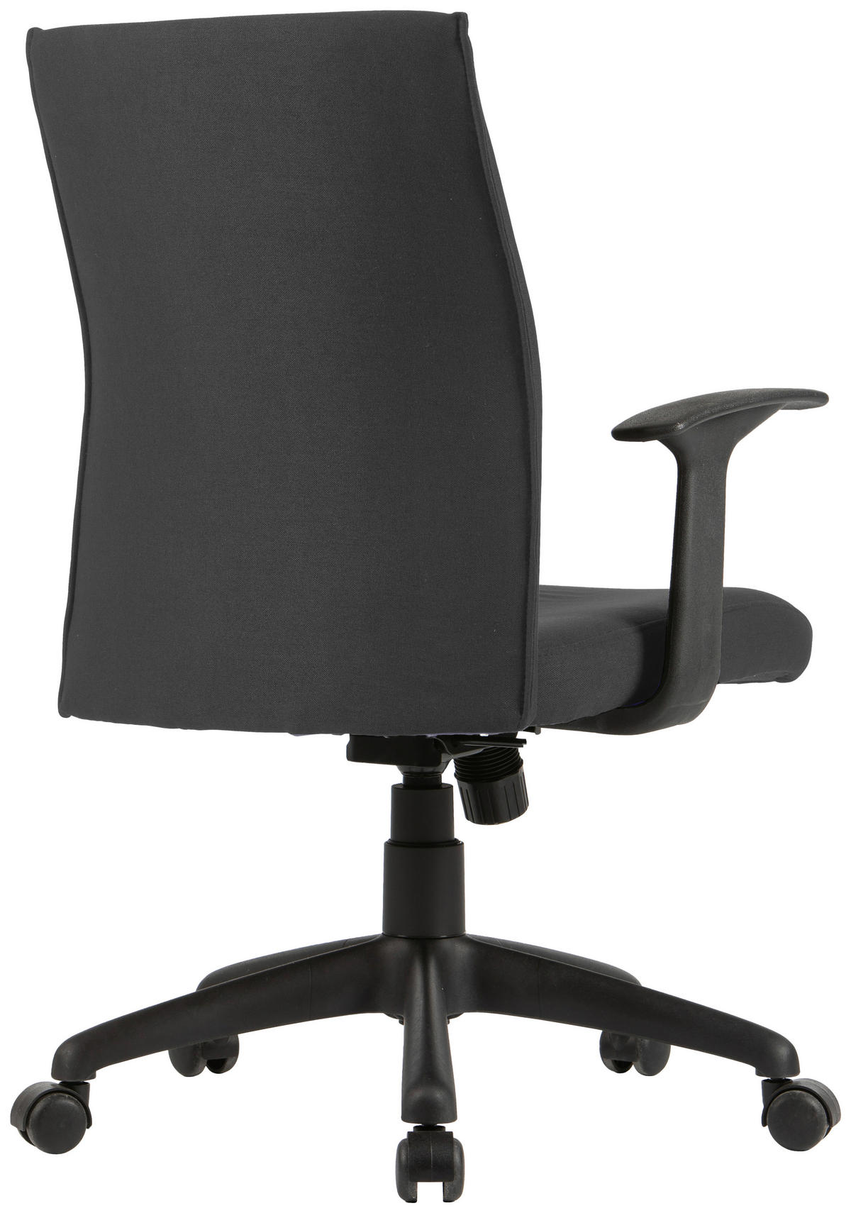DREHSTUHL  in Webstoff Schwarz  - Schwarz, MODERN, Kunststoff/Textil (56/92,5-100,5/61,5cm) - MID.YOU
