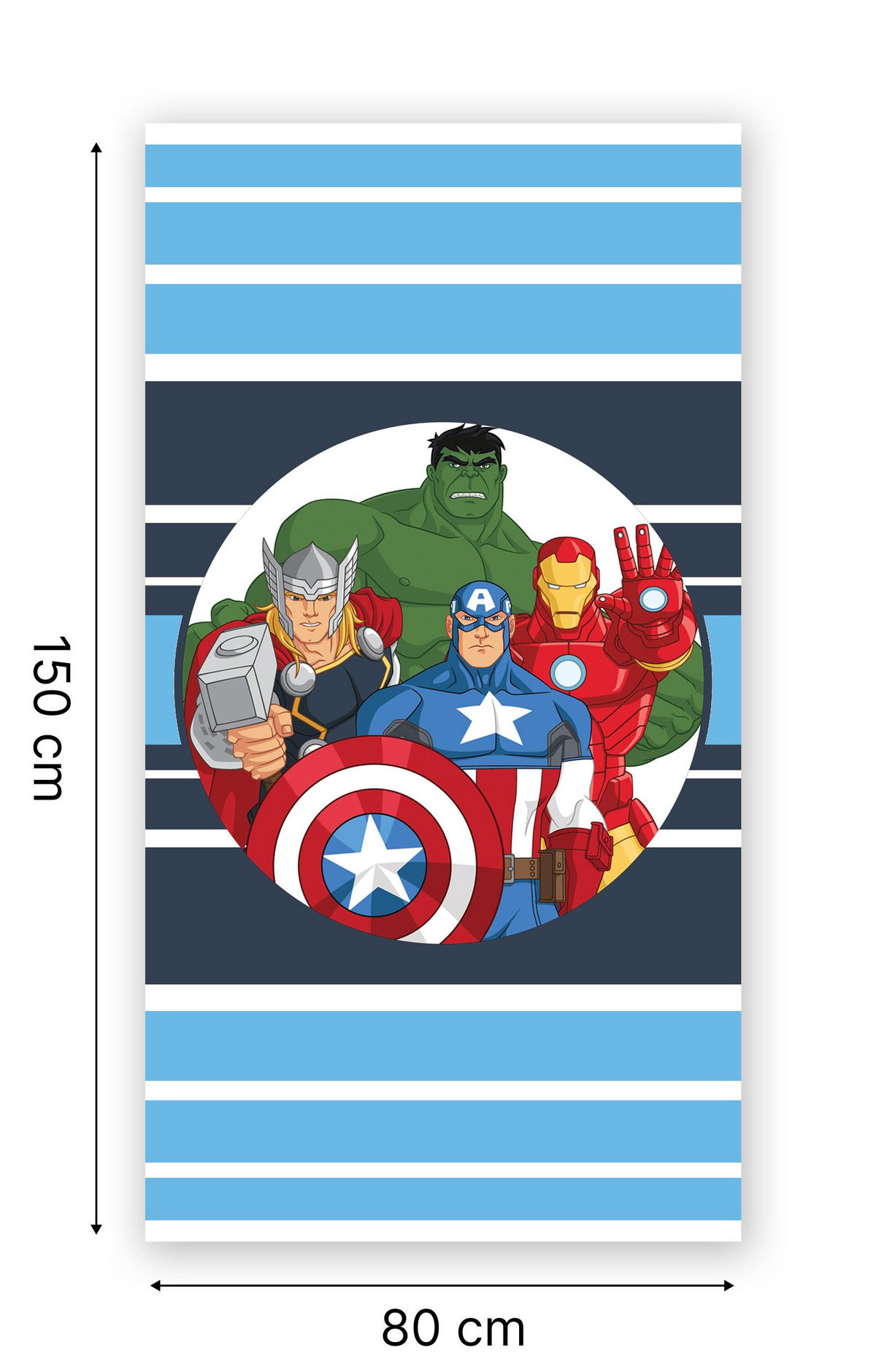 GYEREKSZŐNYEG  DISNEY CARPET  - kék, Basics, műanyag/textil (80/150cm)