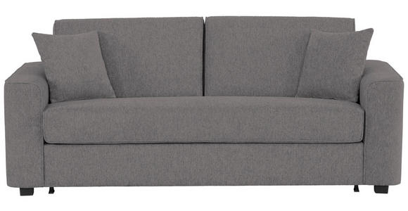SCHLAFSOFA Webstoff Anthrazit  - Anthrazit/Schwarz, Design, Kunststoff/Textil (205/83/100cm) - Xora