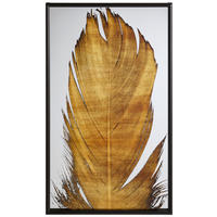 WANDPANEEL Schwarz, Goldfarben  - Goldfarben/Schwarz, Trend, Glas/Holzwerkstoff (60/100/2,5cm) - Ambia Home