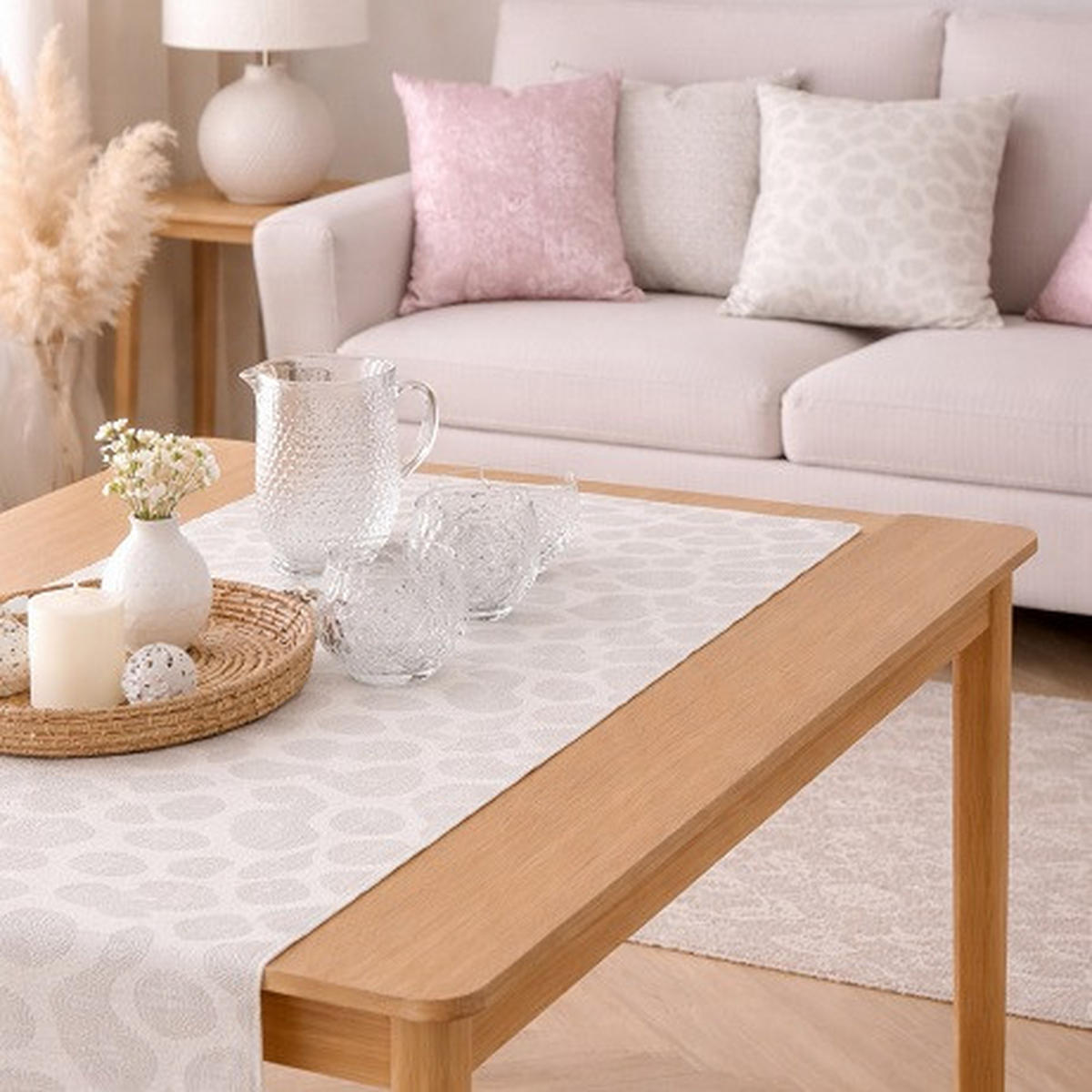 UKRASNI JASTUČIĆ   50/50 cm    DUBAI  - boje sedefa, Basics, tekstil (50/50cm)