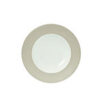 SUPPENTELLER Nizza 23,3 cm   - Hellgrau/Weiß, Design, Keramik (23,3cm) - Novel