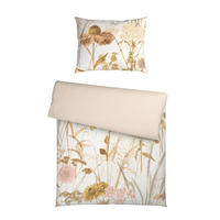 WENDEBETTWÄSCHE Celene Satin 140/200 cm  - Naturfarben, KONVENTIONELL, Textil (140/200cm) - Novel