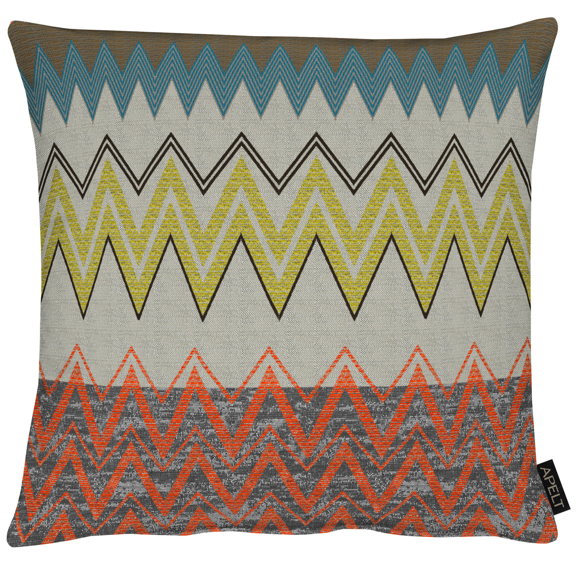 ZIERKISSEN 48/48 cm  - Multicolor/Grau, Design, Textil (48/48cm) - Apelt