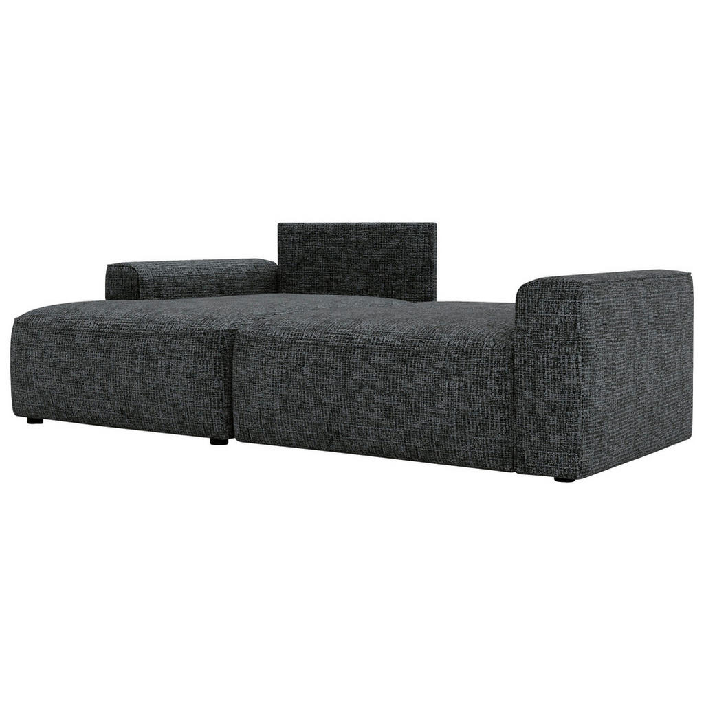 Thumbnail - Livetastic Ecksofa, Anthrazit, Textil, 2-Sitzer, Füllung: Schaumstoff, Ottomane links, L-Form, 233x144 cm, Made in EU, L...