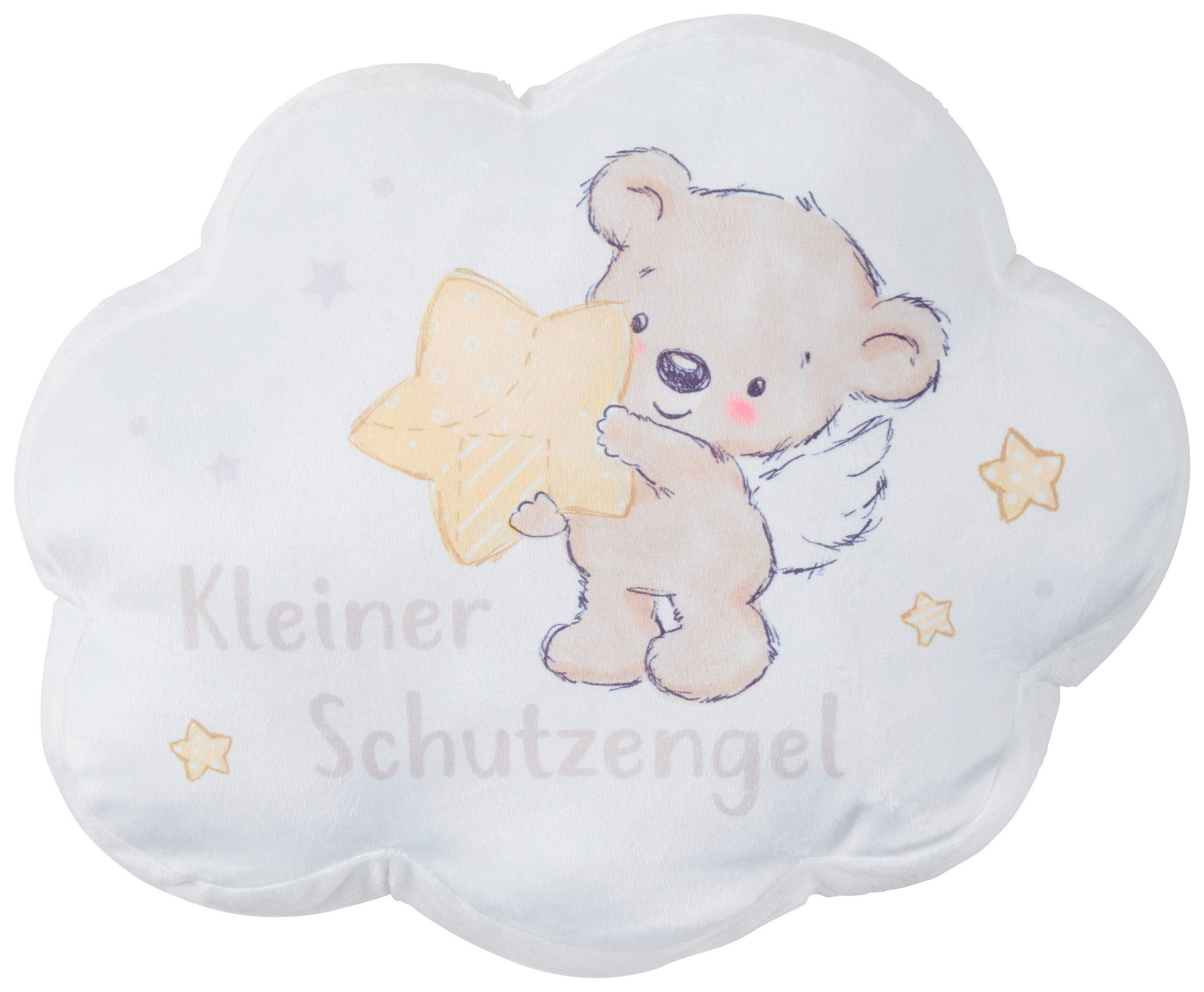 KINDERKISSEN    - Gelb/Naturfarben, KONVENTIONELL, Kunststoff/Textil (33/29cm) - Herding