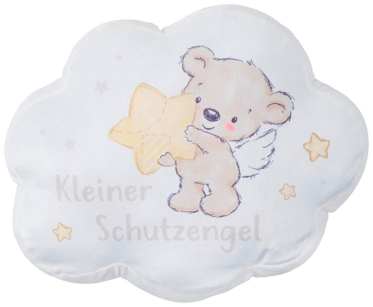 KINDERKISSEN    - Gelb/Naturfarben, KONVENTIONELL, Kunststoff/Textil (33/29cm) - Herding