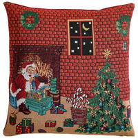 KISSENHÜLLE 45/45 cm  - Rot, KONVENTIONELL, Textil (45/45cm) - X-Mas