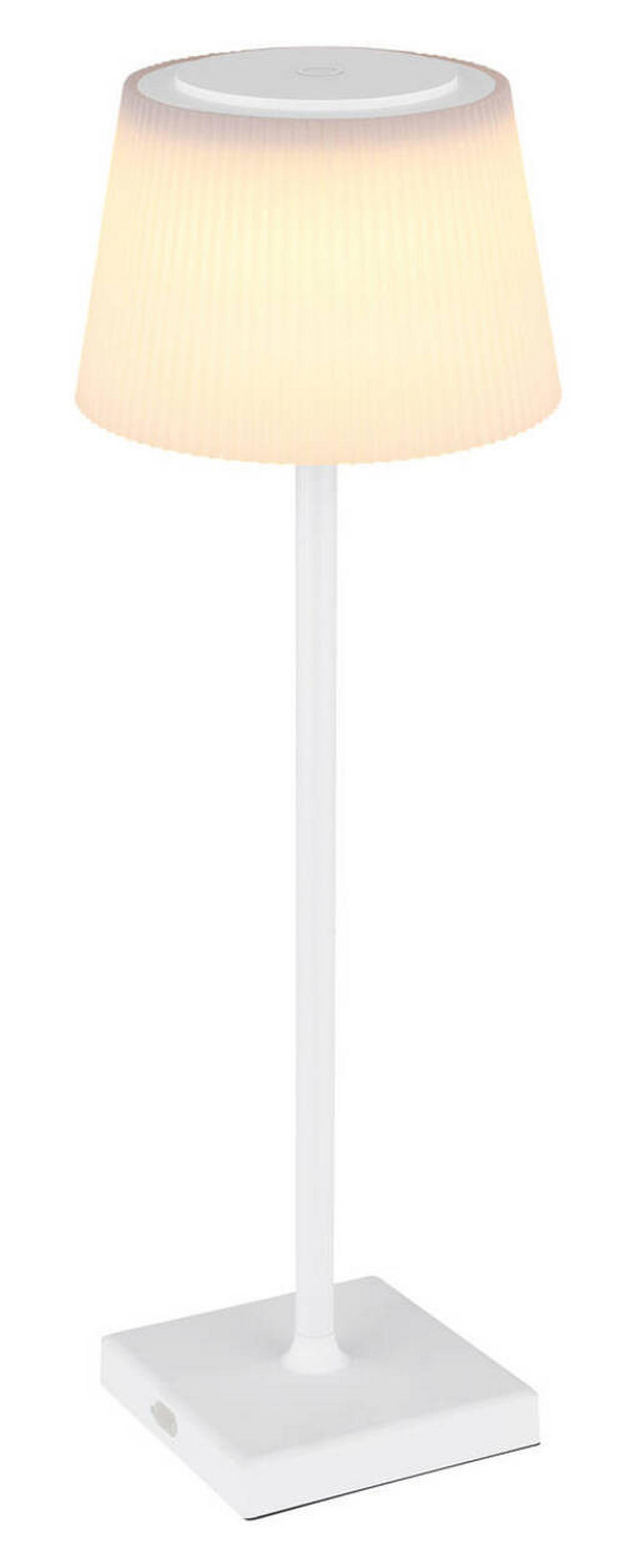 STOLNA PUNJIVA SVJETILJKA  - bijela, Konvencionalno, metal/plastika (13,1/38cm) - Globo
