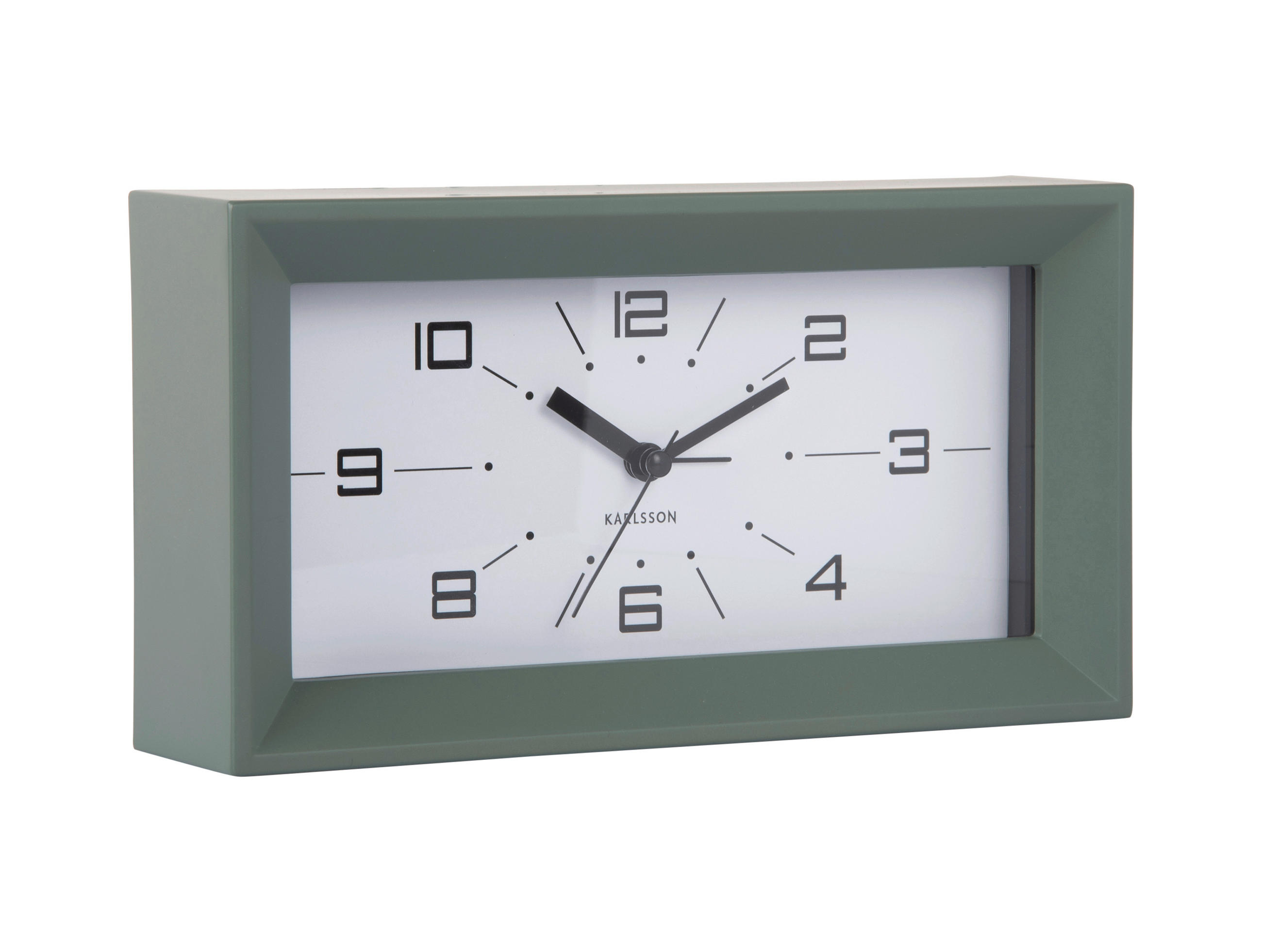 WANDUHR  Mintgrün  - Mintgrün, Basics, Kunststoff (20/11/6cm) - Karlsson