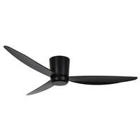 DECKENVENTILATOR 137 cm  - Schwarz, Trend, Kunststoff (137cm) - P & B