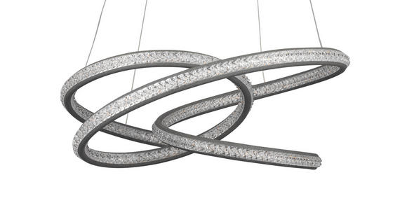 LED-HÄNGELEUCHTE 55/120 cm - Weiß, Design, Kunststoff (55/120cm) - Ambiente
