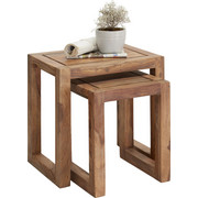 BEISTELLTISCHSET in Sheeshamfarben - Sheeshamfarben, LIFESTYLE, Holz (45/30/45cm) - Landscape
