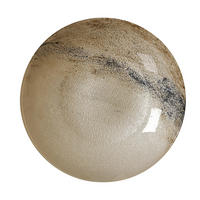 SCHALE Arezzo   - Braun/Weiß, Basics, Glas (33/33/6cm) - Ritzenhoff Breker