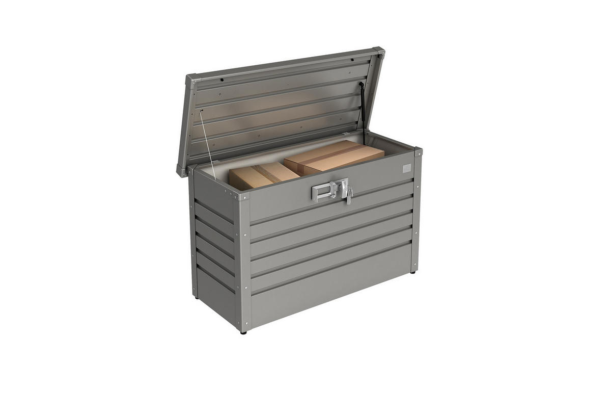 KISSENBOX 101/61/46 cm  - Grau, Basics, Metall (101/61/46cm) - Biohort